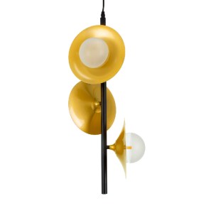 glo-00781-e293cd_00781_0 GLOBOSTAR® JOLIET 00781 ΜΟΝΤΕΡΝΟ ΚΡΕΜΑΣΤΟ ΦΩΤΙΣΤΙΚΟ ΑΝΑΡΤΗΣΗ ΤΡΙΦΩΤΟ 3 X G9 ΜΑΥΡΟ & ΧΡΥΣΟ 