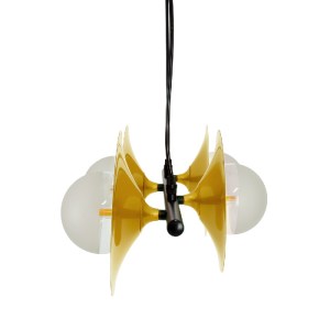 glo-00782-00782_5 GLOBOSTAR® JOLIET 00782 ΜΟΝΤΕΡΝΟ ΚΡΕΜΑΣΤΟ ΦΩΤΙΣΤΙΚΟ ΑΝΑΡΤΗΣΗ ΠΟΛΥΦΩΤΟ 4 X G9 ΜΑΥΡΟ & ΧΡΥΣΟ