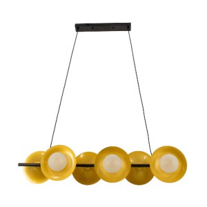 glo-00783-00783_3 GLOBOSTAR® JOLIET 00783 ΜΟΝΤΕΡΝΟ ΚΡΕΜΑΣΤΟ ΦΩΤΙΣΤΙΚΟ ΑΝΑΡΤΗΣΗ ΠΟΛΥΦΩΤΟ 6 X G9 ΜΑΥΡΟ & ΧΡΥΣΟ