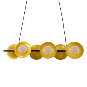 glo-00783-00783_4 GLOBOSTAR® JOLIET 00783 ΜΟΝΤΕΡΝΟ ΚΡΕΜΑΣΤΟ ΦΩΤΙΣΤΙΚΟ ΑΝΑΡΤΗΣΗ ΠΟΛΥΦΩΤΟ 6 X G9 ΜΑΥΡΟ & ΧΡΥΣΟ