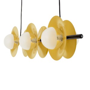 glo-00783-00783_6 GLOBOSTAR® JOLIET 00783 ΜΟΝΤΕΡΝΟ ΚΡΕΜΑΣΤΟ ΦΩΤΙΣΤΙΚΟ ΑΝΑΡΤΗΣΗ ΠΟΛΥΦΩΤΟ 6 X G9 ΜΑΥΡΟ & ΧΡΥΣΟ