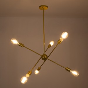 glo-00786-00786_2 GLOBOSTAR® ZANE 00786 ΜΟΝΤΕΡΝΟ ΦΩΤΙΣΤΙΚΟ ΟΡΟΦΗΣ ΠΛΕΓΜΑ ΠΟΛΥΦΩΤΟ 6 X E27 IP20 ΧΡΥΣΟ ΜΕΤΑΛΛΟ
