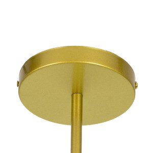 glo-00786-00786_8 GLOBOSTAR® ZANE 00786 ΜΟΝΤΕΡΝΟ ΦΩΤΙΣΤΙΚΟ ΟΡΟΦΗΣ ΠΛΕΓΜΑ ΠΟΛΥΦΩΤΟ 6 X E27 IP20 ΧΡΥΣΟ ΜΕΤΑΛΛΟ
