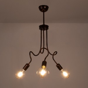 glo-00788-00788_2 GLOBOSTAR® ASPECT 00788 ΜΟΝΤΕΡΝΟ ΦΩΤΙΣΤΙΚΟ ΟΡΟΦΗΣ ΠΛΕΓΜΑ ΤΡΙΦΩΤΟ 3 X E27 IP20 ΧΑΛΚΙΝΟ ΜΕΤΑ