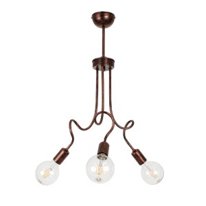 glo-00788-ba9331_00788_0 GLOBOSTAR® ASPECT 00788 ΜΟΝΤΕΡΝΟ ΦΩΤΙΣΤΙΚΟ ΟΡΟΦΗΣ ΠΛΕΓΜΑ ΤΡΙΦΩΤΟ 3 X E27 IP20 ΧΑΛΚΙΝΟ ΜΕΤΑ