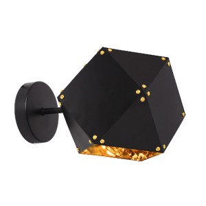 glo-00794-00794_0 GLOBOSTAR® WELLES 00794 ΜΟΝΤΕΡΝΟ ΕΠΙΤΟΙΧΙΟ ΦΩΤΙΣΤΙΚΟ ΑΠΛΙΚΑ ΜΟΝΟΦΩΤΟ 1 X E27 IP20 ΜΑΥΡΟ & 