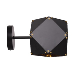 glo-00794-00794_2 GLOBOSTAR® WELLES 00794 ΜΟΝΤΕΡΝΟ ΕΠΙΤΟΙΧΙΟ ΦΩΤΙΣΤΙΚΟ ΑΠΛΙΚΑ ΜΟΝΟΦΩΤΟ 1 X E27 IP20 ΜΑΥΡΟ & 