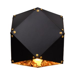 glo-00794-00794_3 GLOBOSTAR® WELLES 00794 ΜΟΝΤΕΡΝΟ ΕΠΙΤΟΙΧΙΟ ΦΩΤΙΣΤΙΚΟ ΑΠΛΙΚΑ ΜΟΝΟΦΩΤΟ 1 X E27 IP20 ΜΑΥΡΟ & 