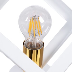 glo-00800-00800_7 GLOBOSTAR® CUBE 00800 ΜΟΝΤΕΡΝΟ ΦΩΤΙΣΤΙΚΟ ΟΡΟΦΗΣ ΠΛΕΓΜΑ ΜΟΝΟΦΩΤΟ 1 X E27 IP20 ΛΕΥΚΟ & ΧΑΛΚΙ