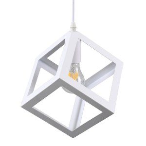 glo-00802-00802_3 GLOBOSTAR® CUBE 00802 ΜΟΝΤΕΡΝΟ ΚΡΕΜΑΣΤΟ ΦΩΤΙΣΤΙΚΟ ΠΛΕΓΜΑ ΜΟΝΟΦΩΤΟ 1 X E27 IP20 ΛΕΥΚΟ ΜΕΤΑΛ