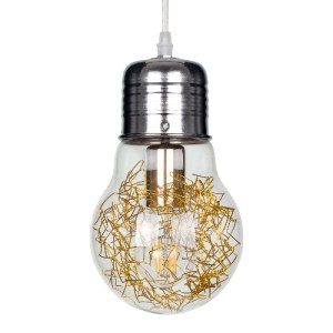 glo-00807-00807_0 GLOBOSTAR® LAMP 00807 ΜΟΝΤΕΡΝΟ ΚΡΕΜΑΣΤΟ ΦΩΤΙΣΤΙΚΟ ΦΙΓΟΥΡΑ ΜΟΝΟΦΩΤΟ 1 X E27 IP20 ΑΣΗΜΙ & ΧΡ