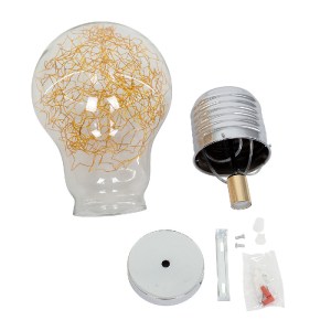 glo-00808-00808_7 GLOBOSTAR® LAMP 00808 ΜΟΝΤΕΡΝΟ ΚΡΕΜΑΣΤΟ ΦΩΤΙΣΤΙΚΟ ΦΙΓΟΥΡΑ ΜΟΝΟΦΩΤΟ 1 X E27 IP20 ΑΣΗΜΙ & ΧΡ