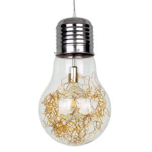 glo-00808-e4c922_00808_0 GLOBOSTAR® LAMP 00808 ΜΟΝΤΕΡΝΟ ΚΡΕΜΑΣΤΟ ΦΩΤΙΣΤΙΚΟ ΦΙΓΟΥΡΑ ΜΟΝΟΦΩΤΟ 1 X E27 IP20 ΑΣΗΜΙ & ΧΡ