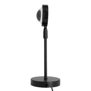 glo-00812-00812_3 GLOBOSTAR® 00812 ΜΟΝΤΕΡΝΟ MINIMAL ΕΠΙΤΡΑΠΕΖΙΟ ΦΩΤΙΣΤΙΚΟ ΜΕΤΑΛΛΙΚΟ ΜΟΝΟΦΩΤΟ LED 12W DC 5V Μ