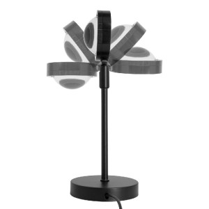 glo-00814-00814_5 GLOBOSTAR® 00814 ΜΟΝΤΕΡΝΟ MINIMAL ΕΠΙΤΡΑΠΕΖΙΟ ΦΩΤΙΣΤΙΚΟ ΜΕΤΑΛΛΙΚΟ ΜΟΝΟΦΩΤΟ LED 12W DC 5V Μ