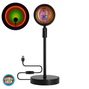 glo-00816-00816_0 GLOBOSTAR® 00816 ΜΟΝΤΕΡΝΟ MINIMAL ΕΠΙΤΡΑΠΕΖΙΟ ΦΩΤΙΣΤΙΚΟ ΜΕΤΑΛΛΙΚΟ ΜΟΝΟΦΩΤΟ LED 12W DC 5V Μ
