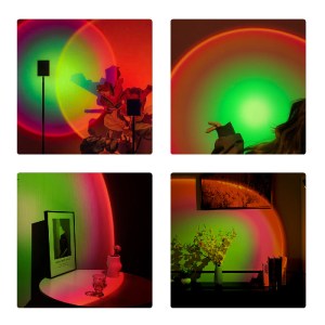 glo-00816-green_rainbow GLOBOSTAR® 00816 ΜΟΝΤΕΡΝΟ MINIMAL ΕΠΙΤΡΑΠΕΖΙΟ ΦΩΤΙΣΤΙΚΟ ΜΕΤΑΛΛΙΚΟ ΜΟΝΟΦΩΤΟ LED 12W DC 5V Μ