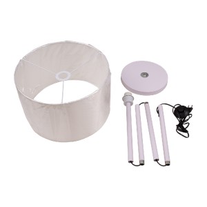 glo-00823-00823_8 GLOBOSTAR® ASHLEY 00823 ΜΟΝΤΕΡΝΟ ΕΠΙΔΑΠΕΔΙΟ ΦΩΤΙΣΤΙΚΟ ΜΟΝΟΦΩΤΟ 1 X E27 IP20 ΛΕΥΚΟ ΜΕΤΑΛΛΟ 