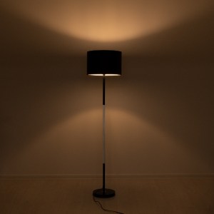 glo-00824-00824_2 GLOBOSTAR® ASHLEY 00824 ΜΟΝΤΕΡΝΟ ΕΠΙΔΑΠΕΔΙΟ ΦΩΤΙΣΤΙΚΟ ΜΟΝΟΦΩΤΟ 1 X E27 IP20 ΜΑΥΡΟ ΜΕΤΑΛΛΟ,