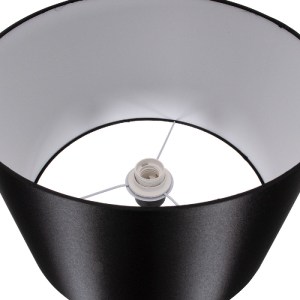 glo-00824-00824_4 GLOBOSTAR® ASHLEY 00824 ΜΟΝΤΕΡΝΟ ΕΠΙΔΑΠΕΔΙΟ ΦΩΤΙΣΤΙΚΟ ΜΟΝΟΦΩΤΟ 1 X E27 IP20 ΜΑΥΡΟ ΜΕΤΑΛΛΟ,