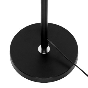 glo-00824-00824_6 GLOBOSTAR® ASHLEY 00824 ΜΟΝΤΕΡΝΟ ΕΠΙΔΑΠΕΔΙΟ ΦΩΤΙΣΤΙΚΟ ΜΟΝΟΦΩΤΟ 1 X E27 IP20 ΜΑΥΡΟ ΜΕΤΑΛΛΟ,