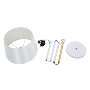 glo-00828-00828_8 GLOBOSTAR® CEDAR 00828 ΜΟΝΤΕΡΝΟ ΕΠΙΔΑΠΕΔΙΟ ΦΩΤΙΣΤΙΚΟ ΜΟΝΟΦΩΤΟ 1 X E27 IP20 ΛΕΥΚΟ ΜΕΤΑΛΛΟ, 