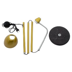 glo-00833-00833_9 GLOBOSTAR® VERSA 00833 ΜΟΝΤΕΡΝΟ ΕΠΙΔΑΠΕΔΙΟ ΦΩΤΙΣΤΙΚΟ ΜΟΝΟΦΩΤΟ 1 X E27 IP20 ΧΡΥΣΟ & ΑΣΗΜΙ Μ