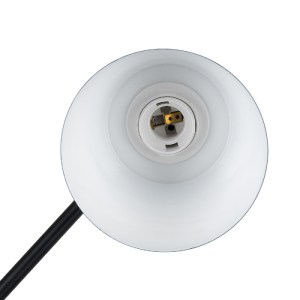 glo-00834-00834_9 GLOBOSTAR® LETO 00834 ΜΟΝΤΕΡΝΟ ΕΠΙΤΡΑΠΕΖΙΟ ΦΩΤΙΣΤΙΚΟ ΓΡΑΦΕΙΟΥ ΜΟΝΟΦΩΤΟ ΜΕΤΑΛΛΙΚΟ ΜΑΥΡΟ - Χ