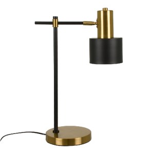 glo-00835-00835_2 GLOBOSTAR® LETO 00835 ΜΟΝΤΕΡΝΟ ΕΠΙΤΡΑΠΕΖΙΟ ΦΩΤΙΣΤΙΚΟ ΓΡΑΦΕΙΟΥ ΜΟΝΟΦΩΤΟ ΜΕΤΑΛΛΙΚΟ ΜΑΥΡΟ - Χ