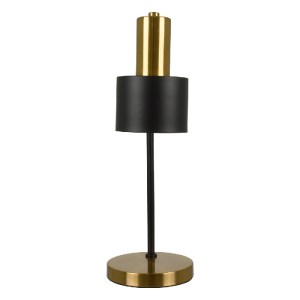 glo-00835-00835_3 GLOBOSTAR® LETO 00835 ΜΟΝΤΕΡΝΟ ΕΠΙΤΡΑΠΕΖΙΟ ΦΩΤΙΣΤΙΚΟ ΓΡΑΦΕΙΟΥ ΜΟΝΟΦΩΤΟ ΜΕΤΑΛΛΙΚΟ ΜΑΥΡΟ - Χ