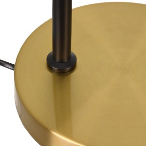 glo-00835-00835_7 GLOBOSTAR® LETO 00835 ΜΟΝΤΕΡΝΟ ΕΠΙΤΡΑΠΕΖΙΟ ΦΩΤΙΣΤΙΚΟ ΓΡΑΦΕΙΟΥ ΜΟΝΟΦΩΤΟ ΜΕΤΑΛΛΙΚΟ ΜΑΥΡΟ - Χ