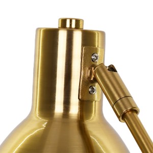 glo-00836-00836_7 GLOBOSTAR® ZETO 00836 ΜΟΝΤΕΡΝΟ ΕΠΙΤΡΑΠΕΖΙΟ ΦΩΤΙΣΤΙΚΟ ΓΡΑΦΕΙΟΥ ΜΟΝΟΦΩΤΟ ΜΕΤΑΛΛΙΚΟ ΧΡΥΣΟ Φ13