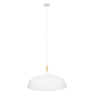 glo-00837-00837_2 GLOBOSTAR® ZOE 00837 ΜΟΝΤΕΡΝΟ ΚΡΕΜΑΣΤΟ ΦΩΤΙΣΤΙΚΟ ΚΑΜΠΑΝΑ ΜΟΝΟΦΩΤΟ 1 X E27 IP20 ΛΕΥΚΟ ΜΕΤΑΛ