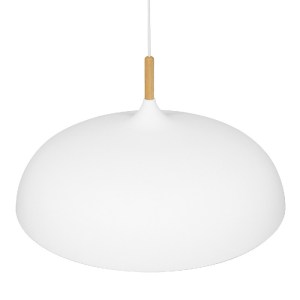 glo-00837-00837_5 GLOBOSTAR® ZOE 00837 ΜΟΝΤΕΡΝΟ ΚΡΕΜΑΣΤΟ ΦΩΤΙΣΤΙΚΟ ΚΑΜΠΑΝΑ ΜΟΝΟΦΩΤΟ 1 X E27 IP20 ΛΕΥΚΟ ΜΕΤΑΛ