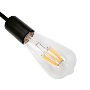 glo-00840-00840_6 GLOBOSTAR® LIBERTA 00840 ΜΟΝΤΕΡΝΟ ΦΩΤΙΣΤΙΚΟ ΟΡΟΦΗΣ ΠΛΕΓΜΑ ΠΟΛΥΦΩΤΟ 8 X E27 IP20 ΜΑΥΡΟ ΜΕΤΑ