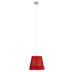 glo-00863-00863_3 GLOBOSTAR® PLAYROOM 00863 VINTAGE ΚΡΕΜΑΣΤΟ ΦΩΤΙΣΤΙΚΟ ΚΑΜΠΑΝΑ ΜΟΝΟΦΩΤΟ 1 X E27 IP20 ΚΟΚΚΙΝΟ