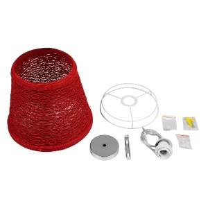 glo-00863-00863_7 GLOBOSTAR® PLAYROOM 00863 VINTAGE ΚΡΕΜΑΣΤΟ ΦΩΤΙΣΤΙΚΟ ΚΑΜΠΑΝΑ ΜΟΝΟΦΩΤΟ 1 X E27 IP20 ΚΟΚΚΙΝΟ