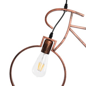 glo-00868-00868_7 GLOBOSTAR® BIKE 00868 VINTAGE ΚΡΕΜΑΣΤΟ ΦΩΤΙΣΤΙΚΟ ΦΙΓΟΥΡΑ ΔΙΦΩΤΟ 2 X E27 IP20 ΧΑΛΚΙΝΟ ΜΕΤΑΛ