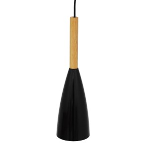 glo-00877-00877_4 GLOBOSTAR® DILLON 00877 ΜΟΝΤΕΡΝΟ ΚΡΕΜΑΣΤΟ ΦΩΤΙΣΤΙΚΟ ΚΑΜΠΑΝΑ ΜΟΝΟΦΩΤΟ 1 X E27 IP20 ΜΑΥΡΟ ΜΕ