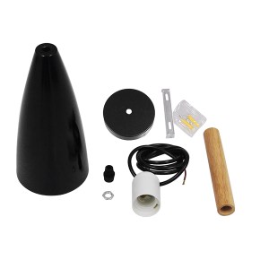 glo-00877-00877_8 GLOBOSTAR® DILLON 00877 ΜΟΝΤΕΡΝΟ ΚΡΕΜΑΣΤΟ ΦΩΤΙΣΤΙΚΟ ΚΑΜΠΑΝΑ ΜΟΝΟΦΩΤΟ 1 X E27 IP20 ΜΑΥΡΟ ΜΕ