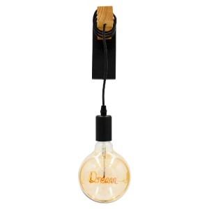 glo-00880-00880_3 GLOBOSTAR® KELA 00880 ΜΟΝΤΕΡΝΟ ΕΠΙΤΟΙΧΙΟ ΦΩΤΙΣΤΙΚΟ ΑΠΛΙΚΑ ΜΟΝΟΦΩΤΟ 1 X E27 IP20 ΜΑΥΡΟ ΜΕΤΑ