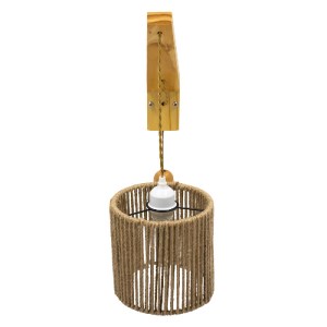 glo-00886-00886_4 GLOBOSTAR® CASTI 00886 VINTAGE ΕΠΙΤΟΙΧΙΟ ΦΩΤΙΣΤΙΚΟ ΑΠΛΙΚΑ ΜΟΝΟΦΩΤΟ 1 X E27 IP20 ΜΠΕΖ ΞΥΛΟ 