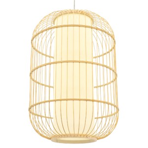 glo-00891-00891_00 GLOBOSTAR® HIBISCUS 00891 BOHO ΚΡΕΜΑΣΤΟ ΦΩΤΙΣΤΙΚΟ ΠΛΕΓΜΑ ΜΟΝΟΦΩΤΟ 1 X E27 IP20 ΜΠΕΖ ΞΥΛΟ -