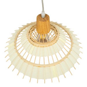 glo-00897-00897_6 GLOBOSTAR® VENTALIA 00897 BOHO ΚΡΕΜΑΣΤΟ ΦΩΤΙΣΤΙΚΟ ΠΛΕΓΜΑ ΜΟΝΟΦΩΤΟ 1 X E27 IP20 ΜΠΕΖ ΞΥΛΟ -