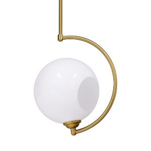 glo-00898-00898_00 GLOBOSTAR® ISLA 00898 ΜΟΝΤΕΡΝΟ ΦΩΤΙΣΤΙΚΟ ΟΡΟΦΗΣ ΜΠΑΛΑ ΜΟΝΟΦΩΤΟ 1 X E27 IP20 ΧΡΥΣΟ ΜΕΤΑΛΛΟ 