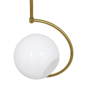 glo-00898-00898_4 GLOBOSTAR® ISLA 00898 ΜΟΝΤΕΡΝΟ ΦΩΤΙΣΤΙΚΟ ΟΡΟΦΗΣ ΜΠΑΛΑ ΜΟΝΟΦΩΤΟ 1 X E27 IP20 ΧΡΥΣΟ ΜΕΤΑΛΛΟ 