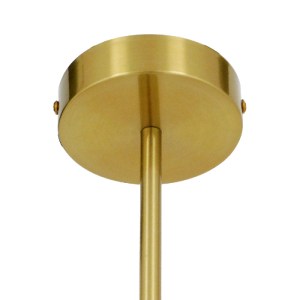 glo-00898-00898_6 GLOBOSTAR® ISLA 00898 ΜΟΝΤΕΡΝΟ ΦΩΤΙΣΤΙΚΟ ΟΡΟΦΗΣ ΜΠΑΛΑ ΜΟΝΟΦΩΤΟ 1 X E27 IP20 ΧΡΥΣΟ ΜΕΤΑΛΛΟ 
