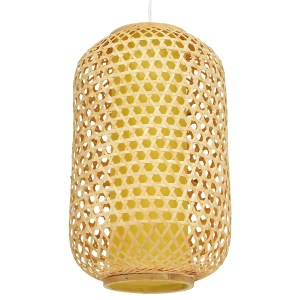 glo-00900-00900_0 GLOBOSTAR® MAURITIUS 00900 BOHO ΚΡΕΜΑΣΤΟ ΦΩΤΙΣΤΙΚΟ ΠΛΕΓΜΑ ΜΟΝΟΦΩΤΟ 1 X E27 IP20 ΜΠΕΖ ΞΥΛΟ 
