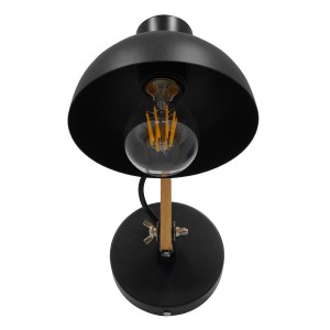 glo-00902-00902_5 GLOBOSTAR® GRANT 00902 ΜΟΝΤΕΡΝΟ ΕΠΙΤΟΙΧΙΟ ΦΩΤΙΣΤΙΚΟ ΑΠΛΙΚΑ ΜΟΝΟΦΩΤΟ 1 X E27 IP20 ΜΑΥΡΟ ΜΕΤ