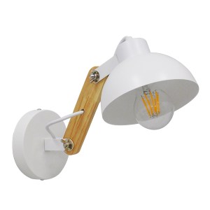 glo-00903-00903_0 GLOBOSTAR® GRANT 00903 ΜΟΝΤΕΡΝΟ ΕΠΙΤΟΙΧΙΟ ΦΩΤΙΣΤΙΚΟ ΑΠΛΙΚΑ ΜΟΝΟΦΩΤΟ 1 X E27 IP20 ΛΕΥΚΟ ΜΕΤ